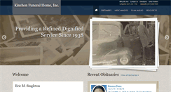 Desktop Screenshot of kinchenfuneralhome.com